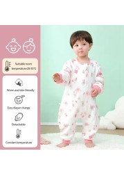 Summer Spring Baby Sleeping Bag Cartoon Split Leg Sleepsacks Toddler Boy Girl Sleeping Bag Children's Pajamas Saco De Dormir