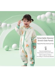 Cotton Baby Sleeping Bag Long Sleeve Children Pajamas Split Legs Sleeping Kids Slippersack Anti-kick Baby Girl Blanket Bedding