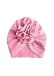 Baby Headbands Baby Headwear Toddler Flower Turban Hats Babe Caps Elastic Kids Bonnet Hair Accessories