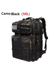 30L/50L 1000D Nylon Waterproof Backpack Outdoor Military Backpacks Tactical Sports Camping Hiking Trekking Hunting Hunting Bag