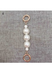 Pearl Bag Chain Strap Extender Bag Hanging Chain Pearl Chain for Decoration Girls Bag Accessories Handbag Chain Shoulder Bag Chain