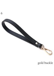 Wrist Bag Strap Handle Fashion PU Leather Women Girls Purse Strap Bag Small Bag Strap Solid Color Replacement Purse Strap