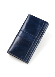 New Fashion Women's Leather Wallet Genuine Leather Women Wallet With Clip Card Holder Business Card Holder