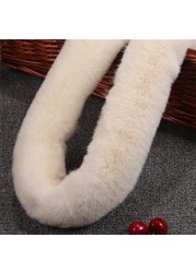 120cm Replacement Bag Belt Faux Fur Straps Handle for Purse Belts Bag Accessories Golden Buckle A119