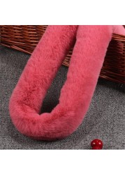 120cm Replacement Bag Belt Faux Fur Straps Handle for Purse Belts Bag Accessories Golden Buckle A119