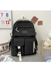 Fashion women backpack large capacity laptop bag multifunctional student school bag waterproof anti-theft outdoor travel package