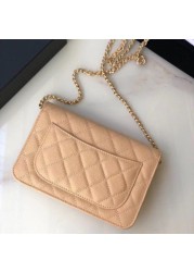 High quality handbags luxury purse on chain women designer purse small square crossbody bag brand shoulder bags flap