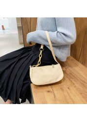 Retro Handbags For Women 2021 Trendy Vintage Small Female Handbag Underarm Bags Casual Retro Small Crossbody Bags