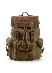 Vintage Backpack Women Canvas Large Capacity Travel Backpack Female Laptop Backpack Waterproof Backpack For Women