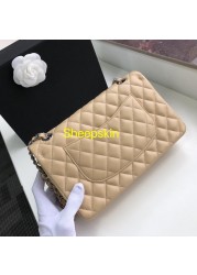 Famous Brand 100% Genuine Leather Classic Women Handbag Luxury Elegant High Quality Sheepskin Crossbody Bags