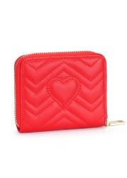 Card holders women leather short document pocket new sheepskin embroidered multi card pocket wallet small driver's license bag