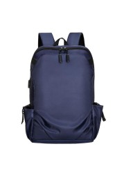 Waterproof Oxford Cloth Men Backpack Trendy Outdoor Business Backpacks Outdoor Travel Backpack Large Capacity Laptop Bags