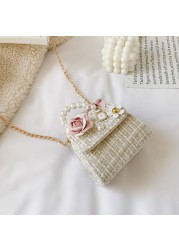 Korean Style Mini Handbags For Women Cute Bow Princess Tote Bag For Toddler Girls Party Shoulder Bag Gift