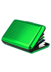 D0LF Aluminum Business ID Credit Card Holder Pocket Wallet Purse Organizer Card Protection