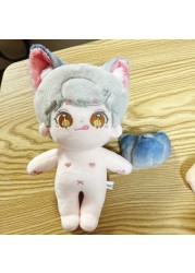 Original Anime Fuli Fox Tail Cute 10cm 20cm 40cm Plush Doll Body Toys Body Birthday Gift C OM