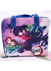 Demon Slayer Devil Blade Cartoon Anime Insulation Bag Kimetsu no Yaiba Tanjirou Nezuko Picnic Lunch Box Meal Bento Hand Storage Bag