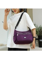 2021 Fashion Messenger Bag Women Shoulder Bag Nylon Canvas Handbag Large Capacity Small Fashion Women Crossbody Bag for Girl