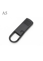 5 pcs universal zipper puller clothes zip fastener removable zipper slider Чемоданов М Аксесуары Для Сумок Фурнитура Для Сумки