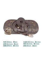 Hand DIY Bag Accessories High Quality Leather Bag Base Strap Canvas Bag Material Bucket Crochetbag