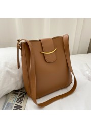 Women's PU Leather Handbags Casual Women's Handbag Black White Shoulder Bag Women's Crossbody Bag