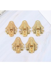 5x Jewelry Chest Gift Wooden Box Wine Toggle Latch Bag Hasp Hook Clasp