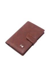 Men Passport Cover Organizer Russian Driver's License Documents Case PU Leather Credit Card Holder Porte Carte Bancaire Card Pouch