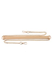 120cm Handbag Metal Chain PU Leather Bag Strap DIY Replacement Bag Chain For Purse Shoulder Bag Handles Handbag Accessories