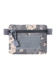 Nylon Outdoor EDC Mall Pouch Multifunctional Waterproof Mini Portable Travel EDC Tool Wallet Pocket Zipper Waist Bag