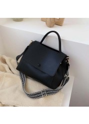 Women Shoulder Bag Fashion Leather Crossbody Bag For Women Solid Color Shoulder Messenger Bags Lady Chain Travel Small Handbag