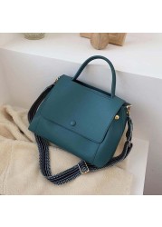 Women Shoulder Bag Fashion Leather Crossbody Bag For Women Solid Color Shoulder Messenger Bags Lady Chain Travel Small Handbag