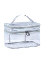 Clear Cosmetic Bag Women Waterproof Transparent Large Makeup Bag Travel Zipper Makeup Beauty Case Toiletry Bag Cosmetic Wash bag