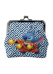 2022 Disney Stitch Female Small Wallet Luxury PU Wallet Coin Purses Women Girl Trend Card Holder Designer Clutch Bag Cartoon