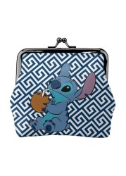 2022 Disney Stitch Female Small Wallet Luxury PU Wallet Coin Purses Women Girl Trend Card Holder Designer Clutch Bag Cartoon