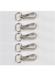 5Pcs Bag Metal Belt Buckle Swivel Trigger Buckle Lock Swivel Buckle Snap Hook Clip DIY Keychain Ring Keyring Craft Bag Hardware Parts