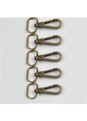 5Pcs Bag Metal Belt Buckle Swivel Trigger Buckle Lock Swivel Buckle Snap Hook Clip DIY Keychain Ring Keyring Craft Bag Hardware Parts