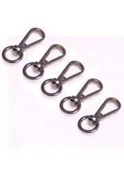 5Pcs Bag Metal Belt Buckle Swivel Trigger Buckle Lock Swivel Buckle Snap Hook Clip DIY Keychain Ring Keyring Craft Bag Hardware Parts