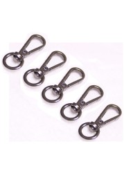 5Pcs Bag Metal Belt Buckle Swivel Trigger Buckle Lock Swivel Buckle Snap Hook Clip DIY Keychain Ring Keyring Craft Bag Hardware Parts