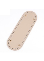 X7YA PU Leather DIY Knitting Crochet Bag Stud Down Shaper Cushion Insert Cushion Base for Purse Craft Making Tool