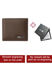 Smart wallet for men bluetooth tracker gps anti-lost gadget gift for parents