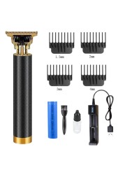 All-metal vintage T9 machine women's hair clipper hairdressing professional haircut machine 0mm nose and ear trimmer finish man