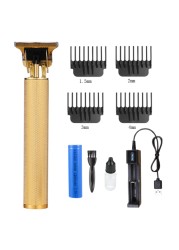 All-metal vintage T9 machine women's hair clipper hairdressing professional haircut machine 0mm nose and ear trimmer finish man