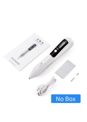 LCD Plasma Pen Laser Tattoo Mole Removal Device Rechargeable Face Care Skin Tag Removal Freckle Wart Dark Spot Remover