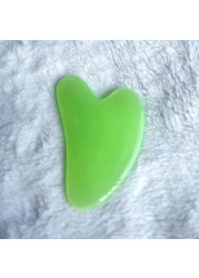 Guasha Facial Massage Massag Resin Beeswax Gua Sha Imitation Jade Board Acupoint Eye Care Massager Spa Tool Visage Massage