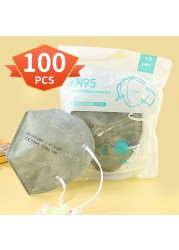 Adult FFP2 Mask 5ply KN95 Dust Safety Approved Masks Protective Face Respirator CE FPP2 FFP3 n95 ffp2masks Spain 10 days delivery