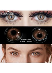 Eye Color Contact Lenses 2pcs Natural Colored Lenses Blue Pink Cosmetic Contact Lenses Yearly Eye Contact Lenses