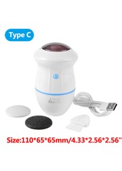 Electric Foot File Grinder Dead Skin Callus Remover For Pedicure Foot Tools Feet Care For Hard Cracked Foot Files Clean Tools