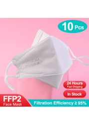 FFP2 Mascarillas FPP2 Mascherine FFPP2 شهادة CE قناع الجهاز التنفسي FPP2 قابلة لإعادة الاستخدام قناع الوجه KN95 أقنعة ffp2masque FFP 2