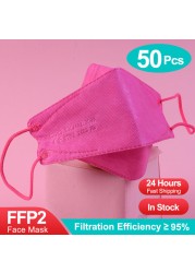 FFP2 Mascarillas FPP2 Mascherine FFPP2 شهادة CE قناع الجهاز التنفسي FPP2 قابلة لإعادة الاستخدام قناع الوجه KN95 أقنعة ffp2masque FFP 2