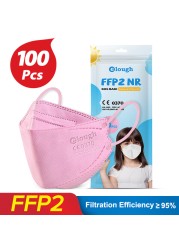 CE FFP2 certified mascarillas fpp2 ninos children masks ffp2 approved mask Spain kids KN95 mask ffp2mask child protective mask