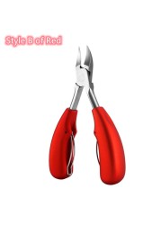 Toe Nail Clippers Nail Correction Thick Ingrown Toenails Nippers Cutters Dead Skin Dirt Remover Pedicure Care Tool 2021